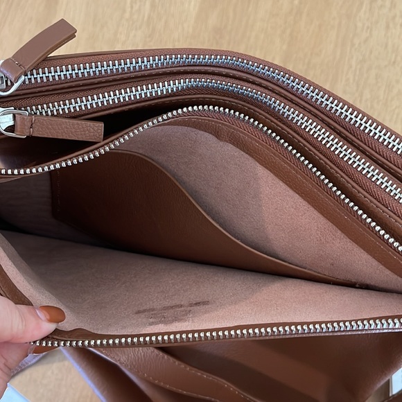 Tic Tac Toe Leather Handbag - Picture 9 of 10